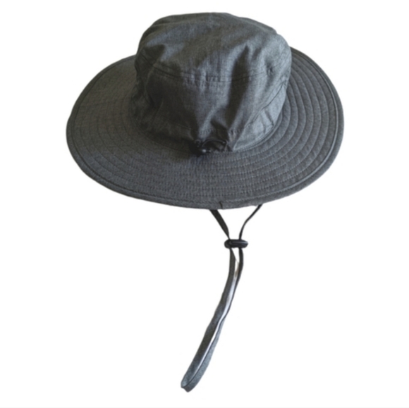 Wide Brim Solid Gray Boonie Safari Hat OS - Picture 7 of 7